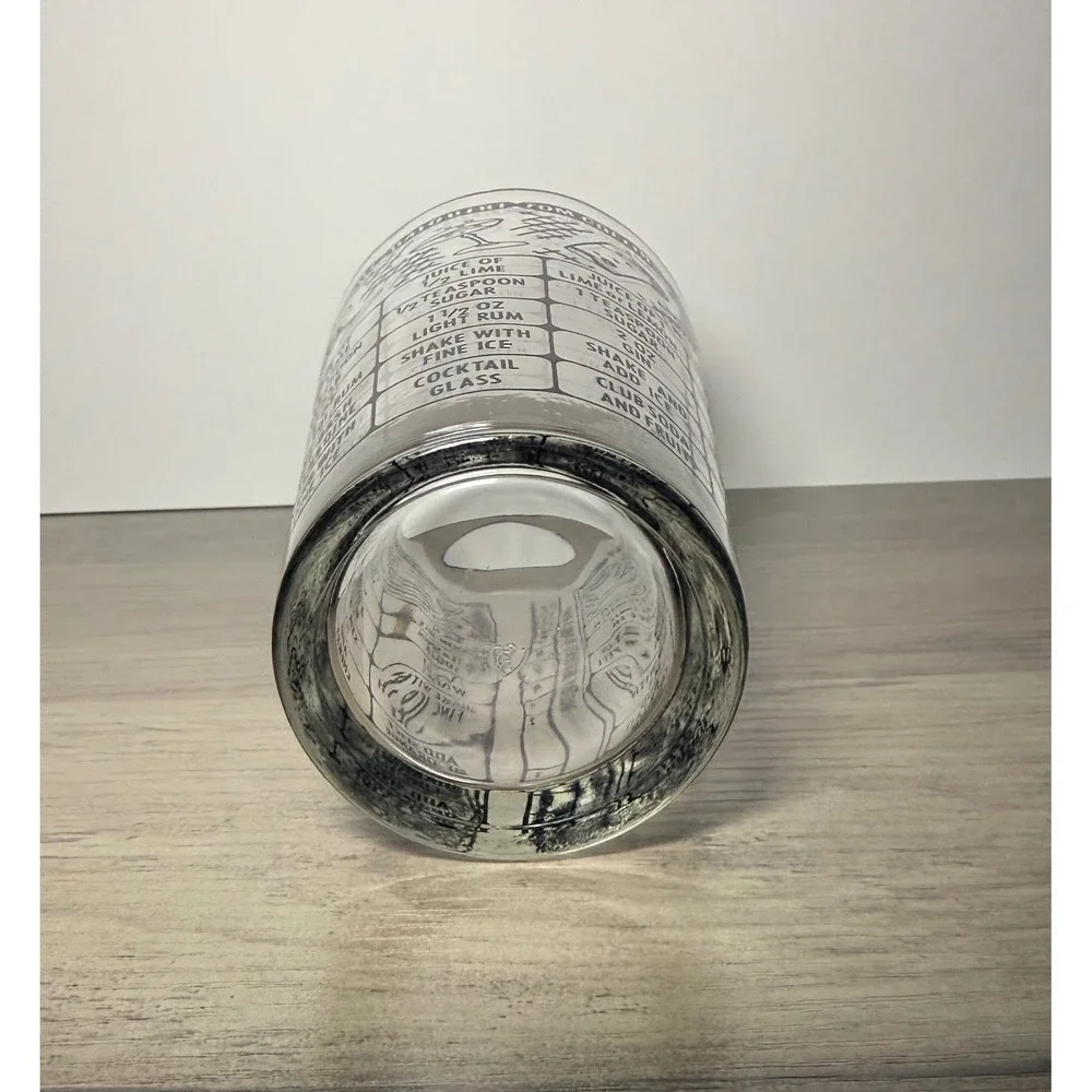 Vintage Federal Glass Cocktail Mixing Glass